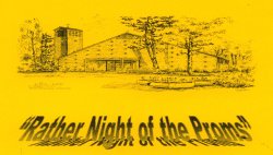 Schriftzug Rather Night of the Proms + Bild Rather Erlser Kirche